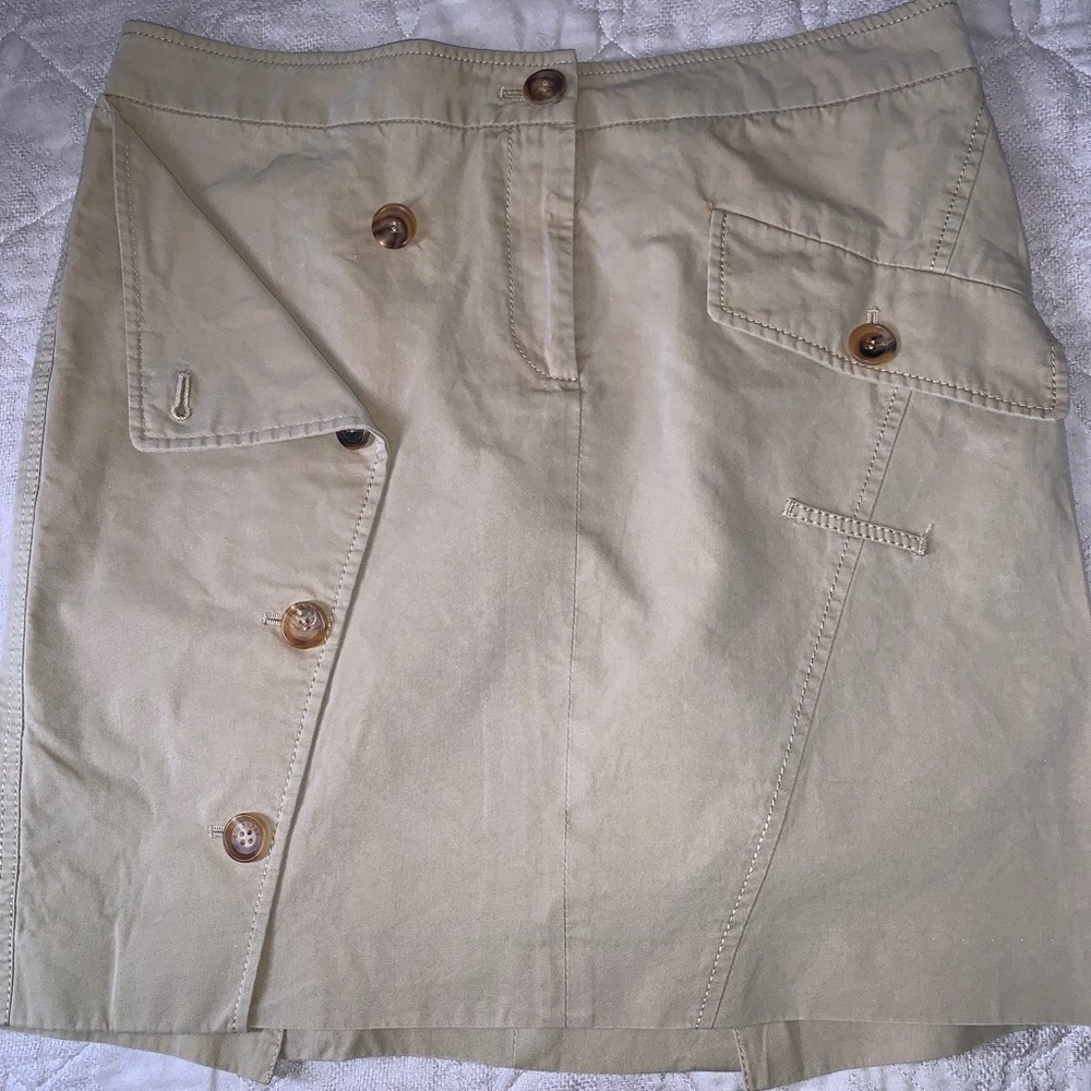 Khaki classic Byrbbery mini skirt